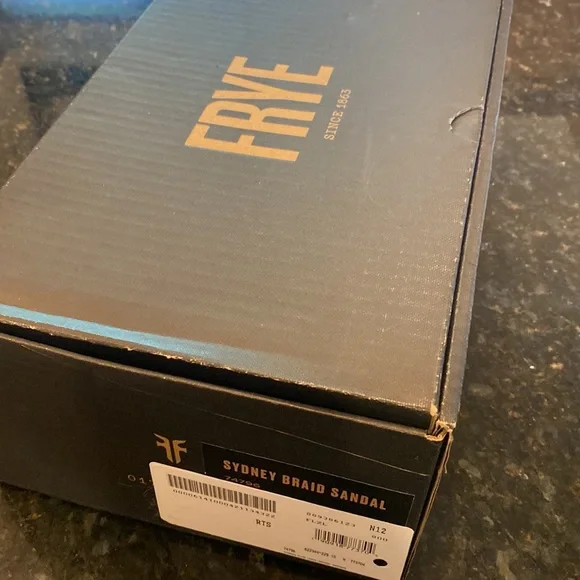 Frye Braided Strap Sydney Sandal NIB Size 10 in Bronze - Picture 4 of 16